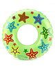 Champ Inflatable Swimming Ring Star Print Green - Medium