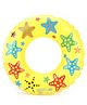 Champ Inflatable Swimming Ring Star Print Yellow - Medium