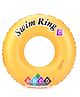 Champ Inflatable Swimming Ring ABCD Print Orange - Medium