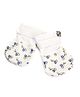 Mi Dulce An'ya Organic Cotton Mittens Cherry Print - Blue