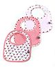 Mi Dulce An'ya Organic Cotton Bibs Set of 3 - Pink