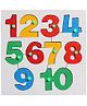 Little Genius Number Inset Tray Puzzle 1 to 10 - Multi Color
