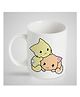 Stybuzz Kids Ceramic Mug Two Kittens Print Multicolor - 300 ml