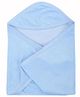 Tinycare Plain Hooded Towel - Blue