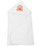 Tinycare Hooded Towel Duck Print - White 