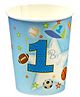 Funcart Sporty At 1 Theme Paper Cup - 9 Oz