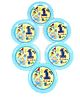Funcart Fun at 1 Theme Disposable Paper Plate - Pack of 6 