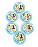 Funcart Fun at 1 Theme Disposable Paper Plate - Pack of 6 