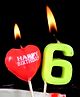 Funcart Number 6 Pick Style Candle