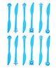 Funcart Prince Crown Theme Knife - Pack Of 12