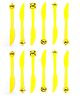 Funcart Colorful Balloons Theme Knife Yellow - Pack Of 12