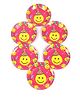 Funcart Smiley Theme Party Disposable Paper Plate - Pack of 6