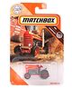 Matchbox Die Cast Free Wheel Tractor Crop Master Toy - Red