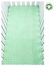 Theoni 100% Organic Cotton Muslin Aztec Fitted Crib Sheet - Green