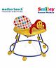 Mothertouch Smiely Round Walker With Toy Bar - White Yellow