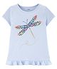 Carter's Floral Dragonfly Jersey Tee - Blue