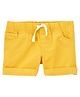 Carter's  Pull-On Cotton Shorts - Yellow