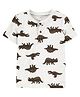 Carter's Dinosaur Henley Tee - Grey