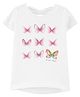 Carter's Butterfly Jersey Tee - White