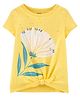 Carter's Floral Jersey Tee - Yellow