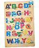FunBlast Wooden Capital Alphabet Knobs Board Puzzle Multicolor - 26 Pieces
