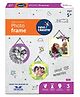 Fevicreate Make Your Own Photo Frame DIY Art and Craft Kit for Kids - Pink Blue