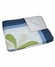 Oscar Home Crib Quilt Banyan Print - Blue White