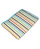 Oscar Home 100& Cotton Chevron Quilt - Multicolour