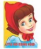 Little Red Riding Hood Story Books for Kid | 12 Pages | Die cut design Little Red Hood Story | Moral Story Book