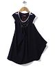 Elle Fashion Party Wear Dress- Black