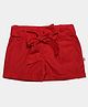 Nino Bambino Bow Applique Shorts - Red