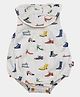 Nino Bambino Girls Footwear Print Sleeveless Onesie - Cream