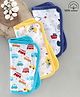 Babyhug 100% Cotton Double Layer Wash Cloth Pack of 3 - Yellow Blue