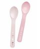 Stephen Joseph Silicone Baby Spoons Bunny Design Pack of 2 - Pink
