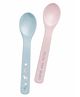 Stephen Joseph Silicone Baby Spoons Unicorn Design Pack of 2 - Blue Pink