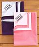 Babyhug Smart Dry aBabyhug Smart Dry Bed Protector Sheet Pack of 2 Small- Violet and PinkBed Protector Sheet Pack of 2 - Violet and Pink