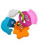 Chicco Gums Rubbing Fishes Rattle Teether - Multicolour (Colour May vary)