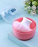 Zoe Powder Puff With Case - Pink