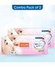 Tulips Sensitive Baby Wet Wipes 99% Purified Water Pack of 2 - 72 Pieces each