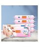 Tulips Sensitive Baby Wet Wipes 99% Purified Water Pack of 6 - 72 Pieces each