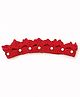USHA ENTERPRISES Baby Crown With White Pearls - Red