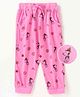 Eteenz Full Length Lounge Pant Puppy Print - Pink