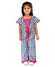 Babyoye Singlet Sleeves Top and Chudidar with Jacket Floral Embroidery - Pink