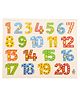 Skillofun Wooden Picture On Number Tray with Knobs 1 to 20