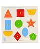 Skillofun Star & Shape Blocks Wooden Tray for 1 Year Old Girl Or Boy | Educational Toys for 1+ Year Old | Shape Sorter Toys for Kids | Toddler Activity Toys | Brain Toys for Kids | Wooden Puzzles