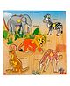 Skillofun Junior Identification Wooden Tray Wild Animals