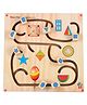 Skillofun - Wooden Maze Chase Shapes Around Us