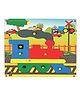 Skillofun - Jumbo Theme Wooden Puzzle Engine