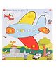 Skillofun - Wooden Theme Puzzle Standard Aeroplane