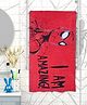 Athom Trendz Marvel Spiderman 100% Cotton Kids Bath Towel - Red